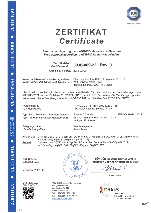 TPED-certificaat